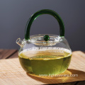 Coffee Tea Leaf Microwave Oven Glass Teapot